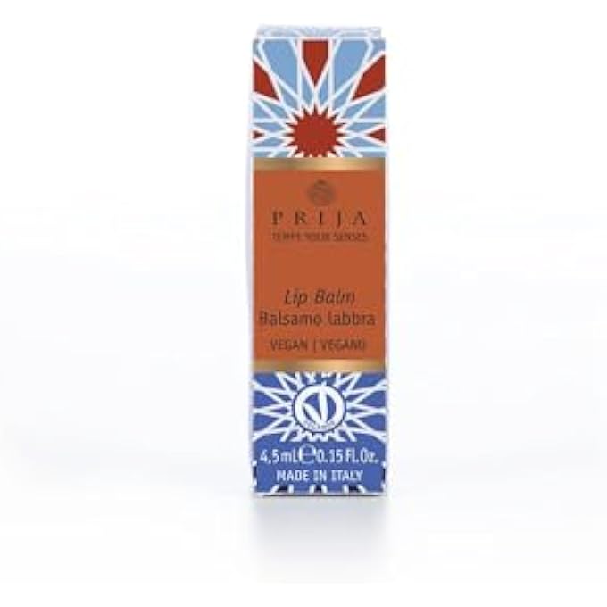 Prija VEGAN LIP BALM WITH JOJOBA OIL, SHEA BUTTER AND SUNFLOWER WAX, PAMPERS YOUR LIPS NATURALLY, HYDRATING LIP BALM STICK 4.5ML - Image 3